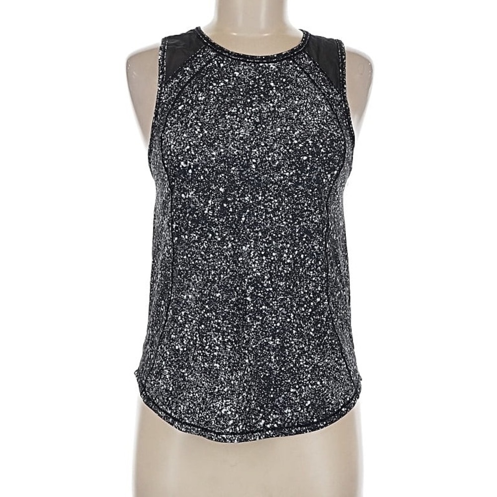 Lululemon Athletica Black Sparkle Tank Top